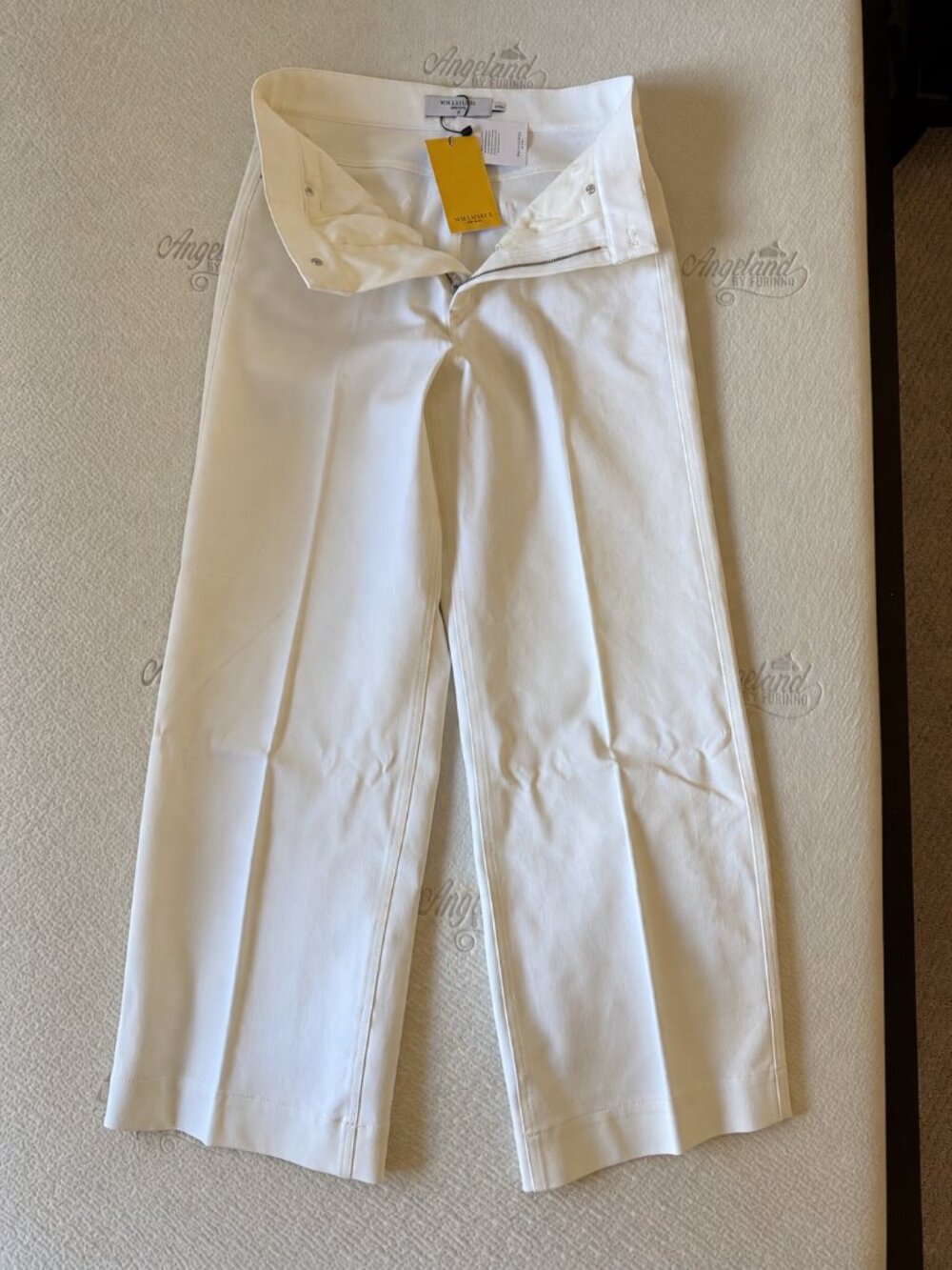 M.M.LaFleur Milo Ivory Wide-Leg Pants Size 6 NWT — $269 Retail